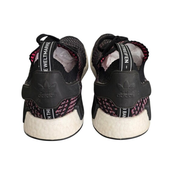 Adidas NMD R1 STLT Sneakers Mens Size 13 Primeknit Core Black Multicolor Shoes